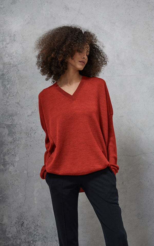 Foster V-Neck Relaxed Sweater