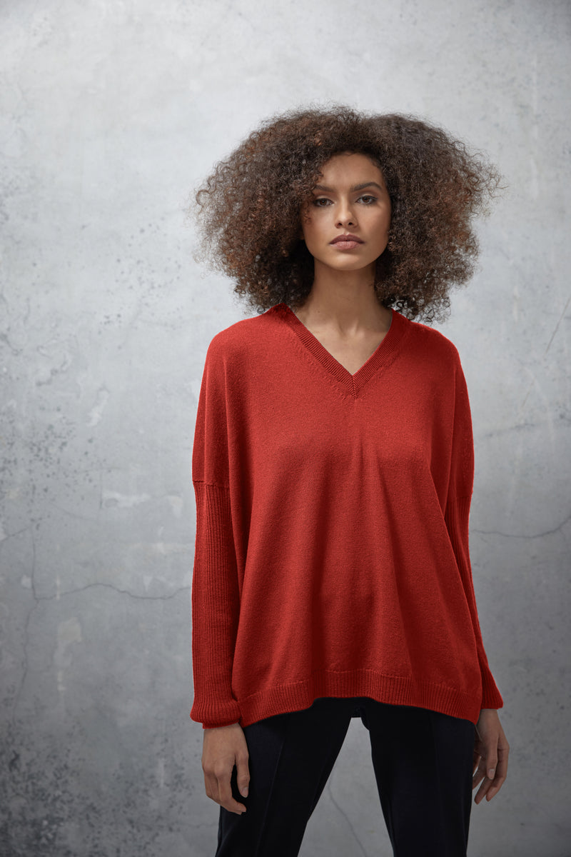 Foster V-Neck Relaxed Sweater